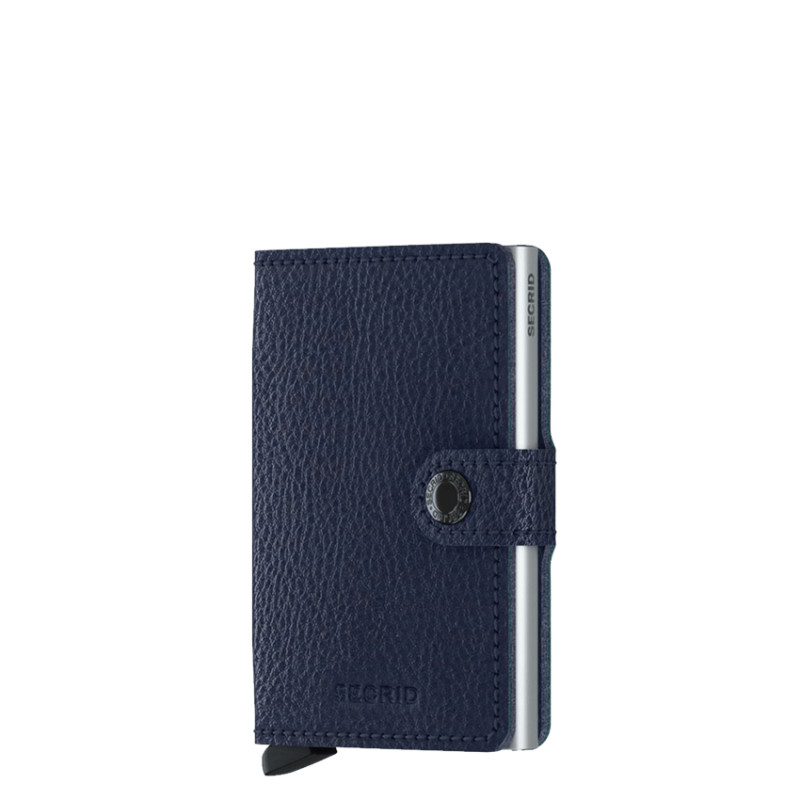 Secrid Porte-Carte Miniwallet Veg Navy Silver