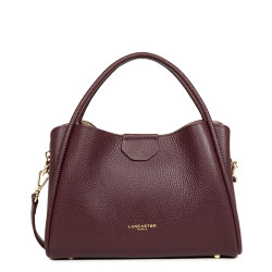 Lancaster Ida Double Shoulder Bag 470-84 Dark Burgundy