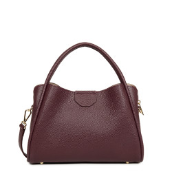Lancaster Ida Double Sac Porté Epaule 470-84 Bordeaux Foncé dos