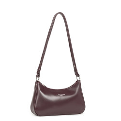 Lancaster Suave Ace Baguette Trotteur Bag 433-22 Dark Bordeaux
