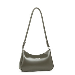 Lancaster Suave Ace Baguette Trotteur Bag 433-22 Dark Khaki