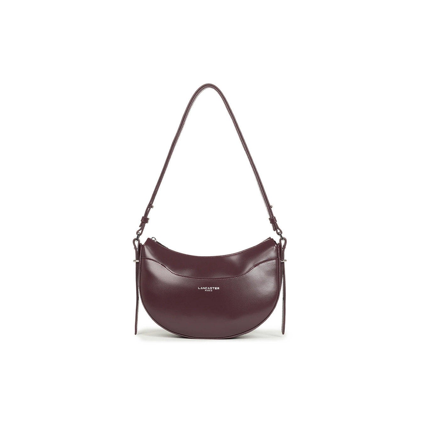Lancaster Suave Ace Demi-Moon Bag 433-28 Dark Bordeaux