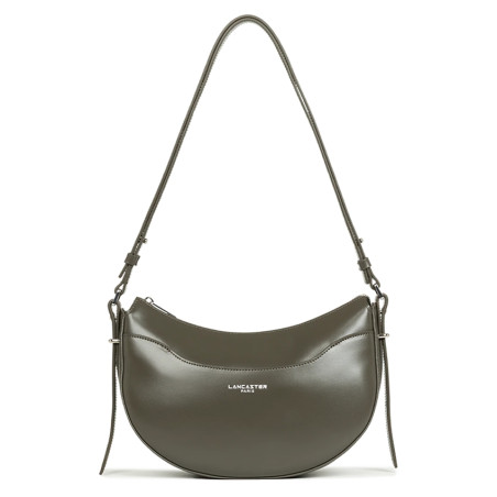 Lancaster Suave Ace Demi-Moon Bag 433-28 Dark Khaki