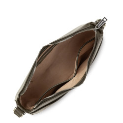Lancaster Suave Ace Demi-Moon Bag 433-28 Dark Khaki