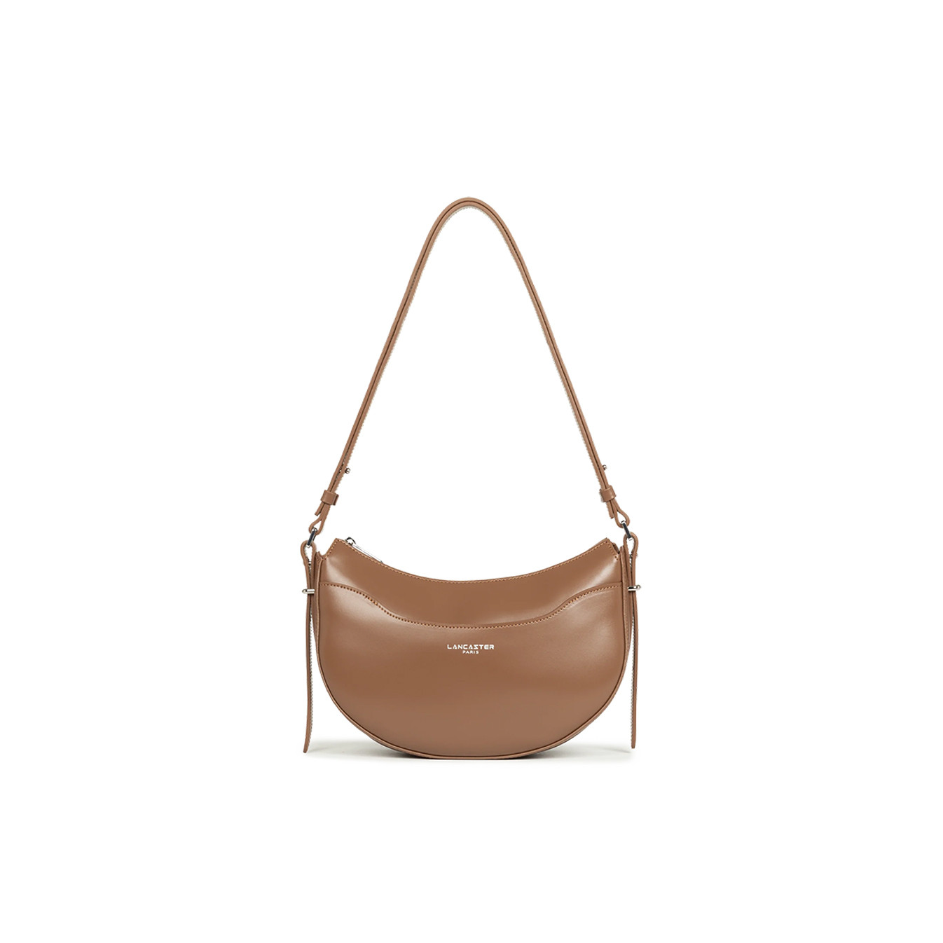 Lancaster Suave Ace Demi-Moon Bag 433-28 Hazelnut