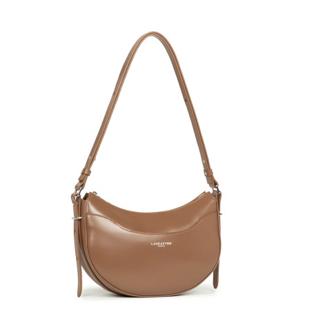 Lancaster Suave Ace Demi-Moon Bag 433-28 Hazelnut