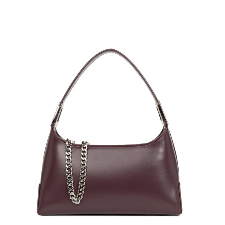 Lancaster Suave Ace Small Baguette Bag 433-30 Dark Bordeaux