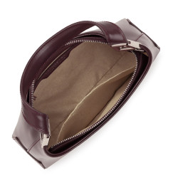 Lancaster Suave Ace Small Baguette Bag 433-30 Dark Bordeaux