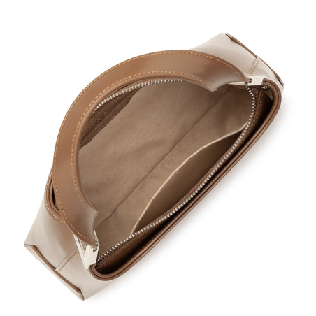 Lancaster Suave Ace Small Baguette Bag 433-30 Hazelnut
