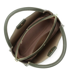 Lancaster Ida Double Shoulder Bag 470-84 Smoked Khaki