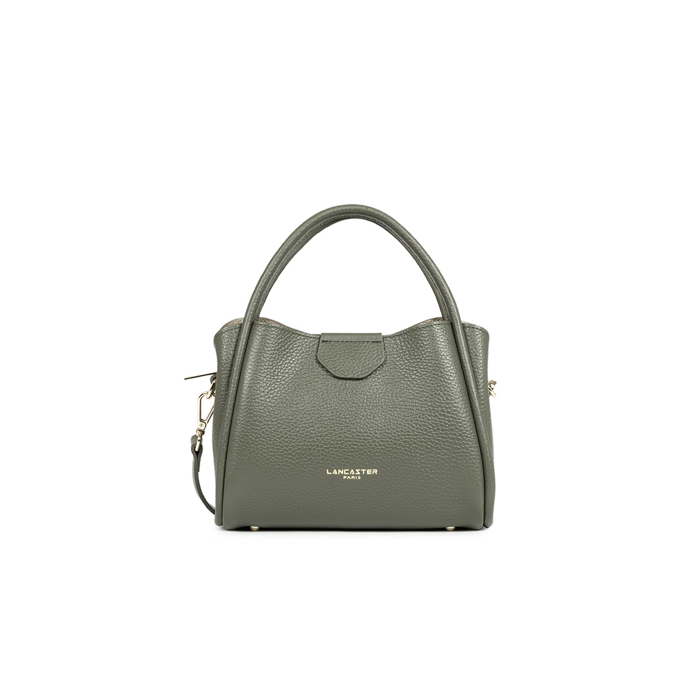Lancaster Ida Double Sac Porté Epaule 470-83 Kaki Fumé