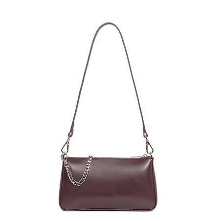 Lancaster Suave Even Sac Baguette Trotteur 433-14 Bordeaux Foncé dos