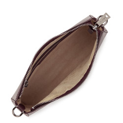 Lancaster Suave Even Baguette Satchel Trotteur 433-14 Dark Bordeaux