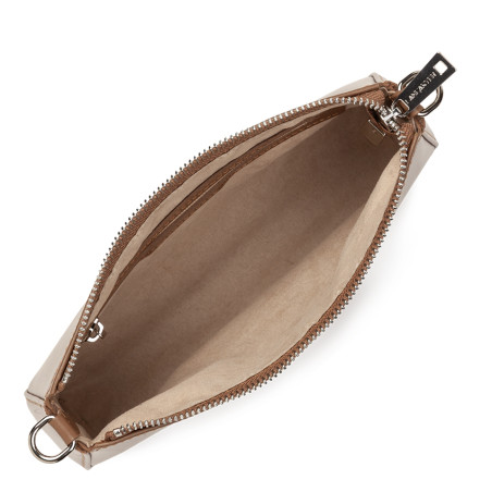 Lancaster Suave Even Crossbody Bag Trotteur 433-14 Hazelnut