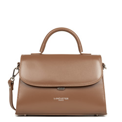 Lancaster Suave Even Leather Handbag 433-17 Hazelnut