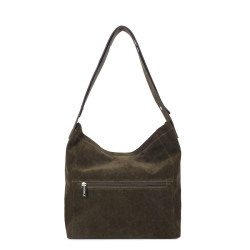 Lancaster Suedine KBA Bucket Bag 518-062 Dark Khaki