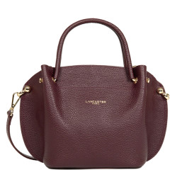 Lancaster Foulonne Double Handbag Louisa 470-18 Dark Burgundy