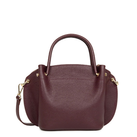 Lancaster Foulonne Double Handbag Louisa 470-18 Dark Burgundy