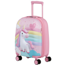 American Tourister Wondertrips Cabin Suitcase for Children 4 Wheels...