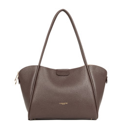 Lancaster Ida Double Large Shoulder Bag 470-86 Brown Pale Gold