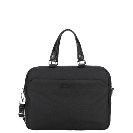 Arthur and Aston Jim Large Document Bag Black
