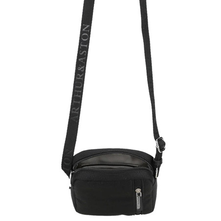 Arthur et Aston Jim Small Crossbody Black Bag