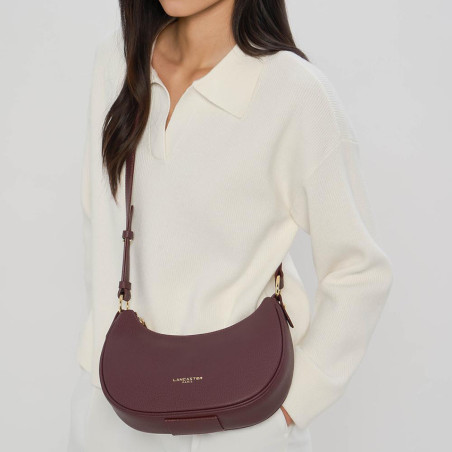 Lancaster Milano Aria Small Crossbody Bag 480-070 Bordeaux