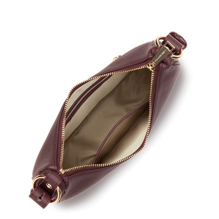 Lancaster Milano Aria Petit Sac Besace 480-070 Bordeaux ouvert