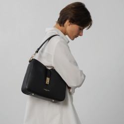 Lancaster Milano Horizon Large Crossbody Bag 547-81 Black
