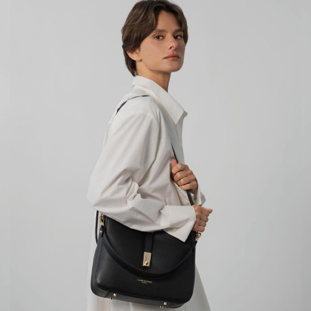 Lancaster Milano Horizon Large Crossbody Bag 547-81 Black