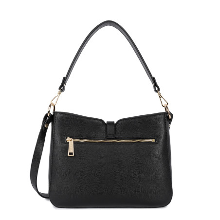 Lancaster Milano Horizon Large Crossbody Bag 547-81 Black