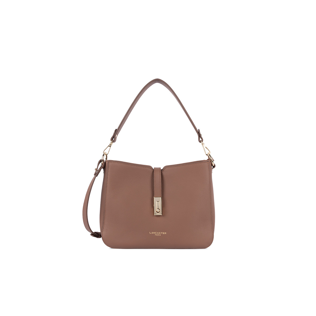 Lancaster Milano Horizon Large Crossbody Bag 547-81 Light Brown