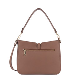 Lancaster Milano Horizon Large Crossbody Bag 547-81 Light Brown