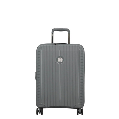 Jump Sondo Carry-on Suitcase 55cm Expandable Rigid 4 Wheels Grey