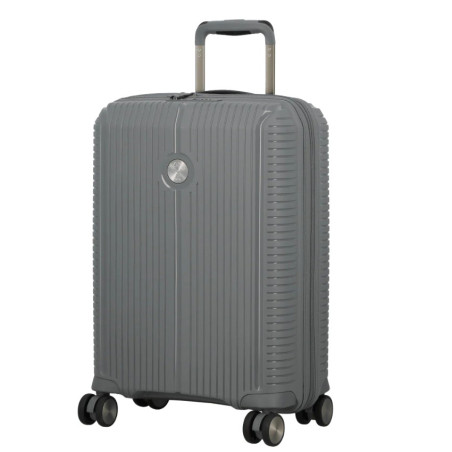 Jump Sondo Carry-on Suitcase 55cm Expandable Rigid 4 Wheels Grey