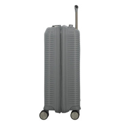 Jump Sondo Carry-on Suitcase 55cm Expandable Rigid 4 Wheels Grey