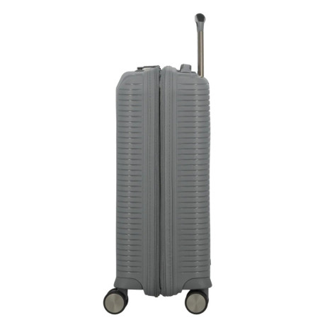 Jump Sondo Carry-on Suitcase 55cm Expandable Rigid 4 Wheels Grey