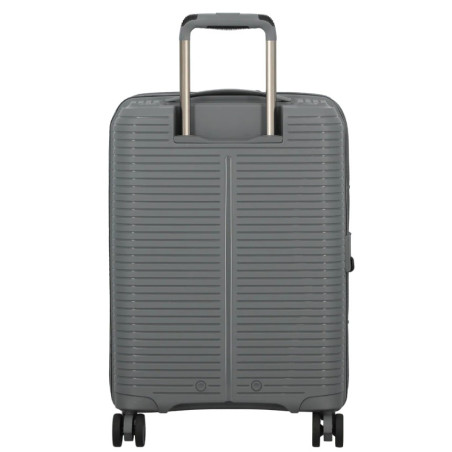 Jump Sondo Carry-on Suitcase 55cm Expandable Rigid 4 Wheels Grey