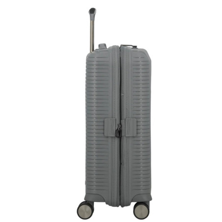 Jump Sondo Carry-on Suitcase 55cm Expandable Rigid 4 Wheels Grey
