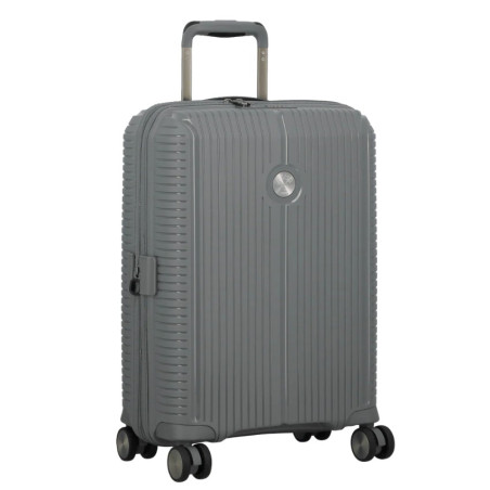 Jump Sondo Carry-on Suitcase 55cm Expandable Rigid 4 Wheels Grey