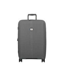 Jump Sondo 67cm Expandable Hard Shell Suitcase with 4 Wheels - Grey