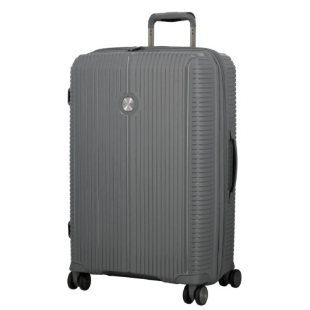 Jump Sondo 67cm Expandable Hard Shell Suitcase with 4 Wheels - Grey