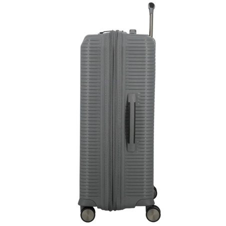 Jump Sondo 67cm Expandable Hard Shell Suitcase with 4 Wheels - Grey