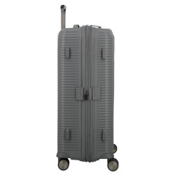 Jump Sondo 67cm Expandable Hard Shell Suitcase with 4 Wheels - Grey