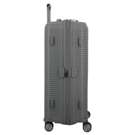 Jump Sondo 67cm Expandable Hard Shell Suitcase with 4 Wheels - Grey