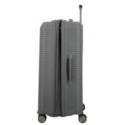 Jump Sondo 67cm Expandable Hard Shell Suitcase with 4 Wheels - Grey