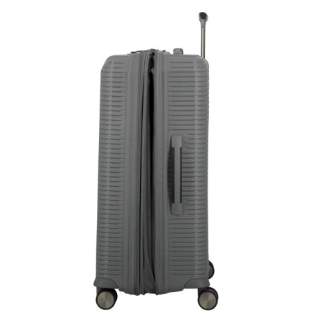 Jump Sondo 67cm Expandable Hard Shell Suitcase with 4 Wheels - Grey