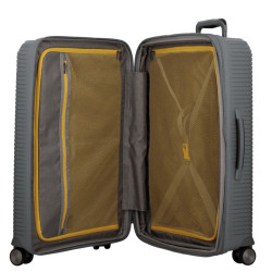 Jump Sondo 67cm Expandable Hard Shell Suitcase with 4 Wheels - Grey