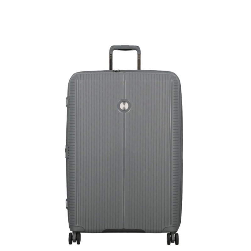 Jump Sondo 77cm Expandable Hard Shell Suitcase with 4 Wheels - Grey