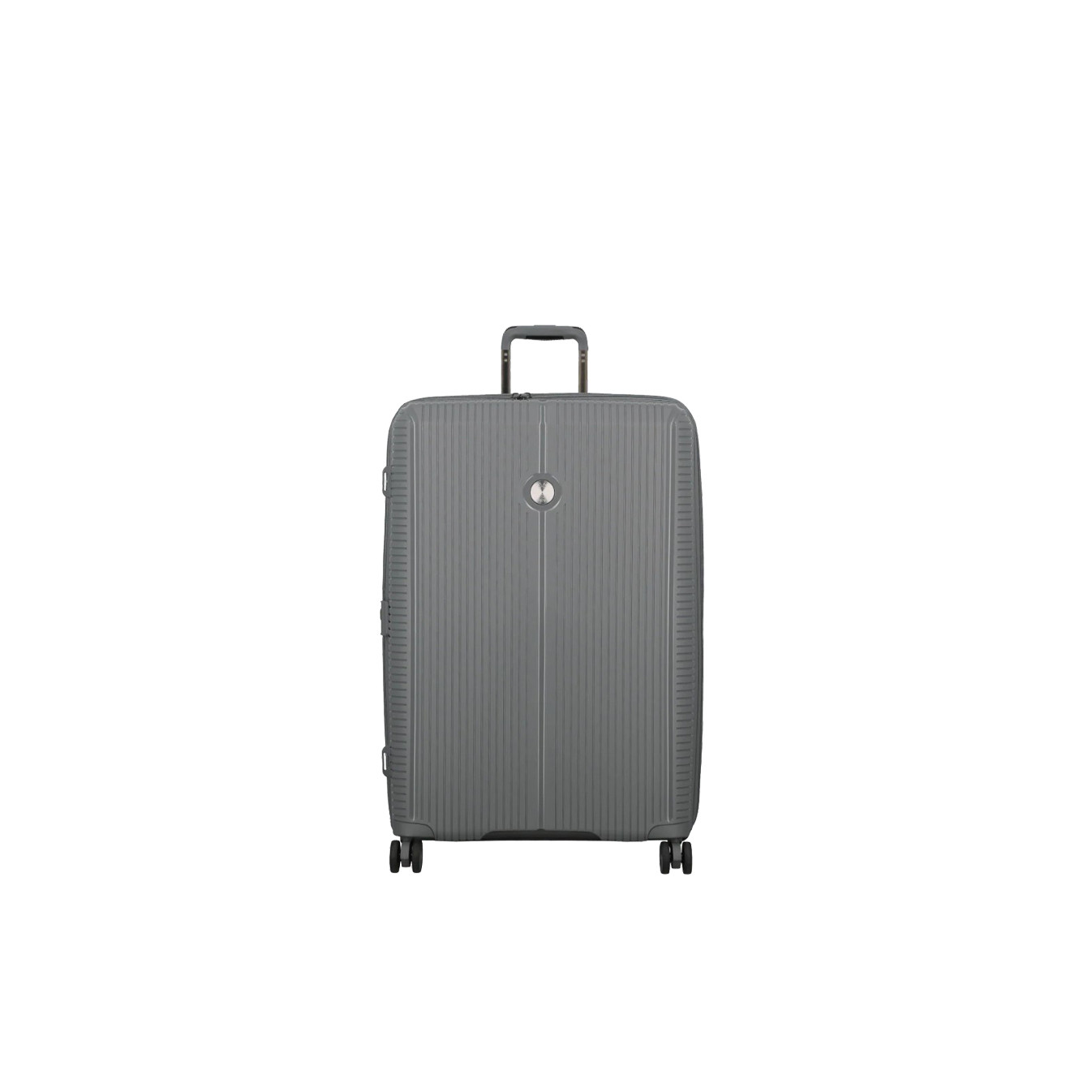 Jump Sondo 77cm Expandable Hard Shell Suitcase with 4 Wheels - Grey
